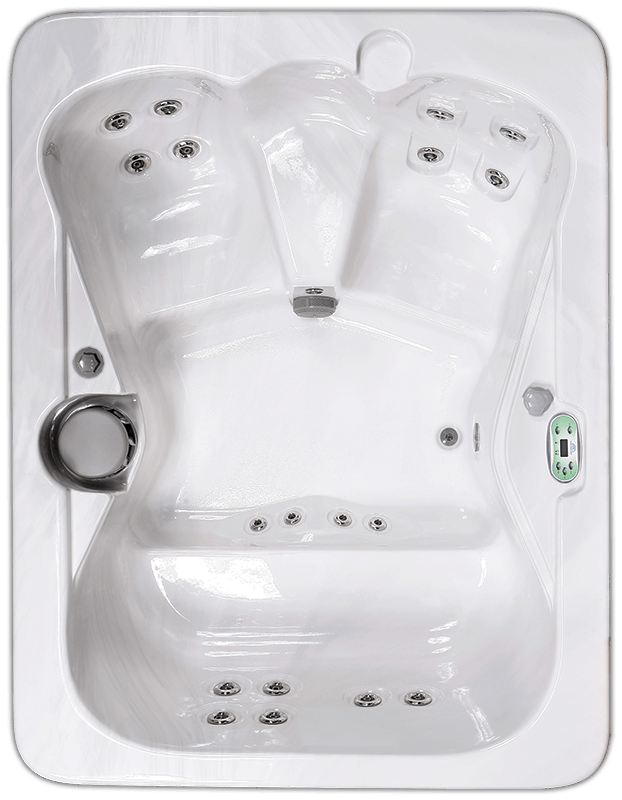 519P hot tub with 4 seats and 19 jets