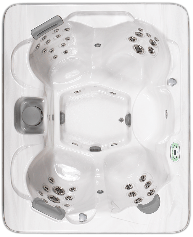 743D hot tub with 5 seats and 43 jets