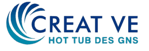 Creative Hot Tub Designs logo featuring stylized wave design, representing spa and hot tub services in Reno NV and Sparks NV.