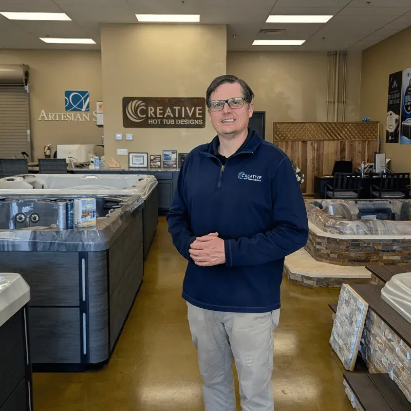 steve at the reno showroom